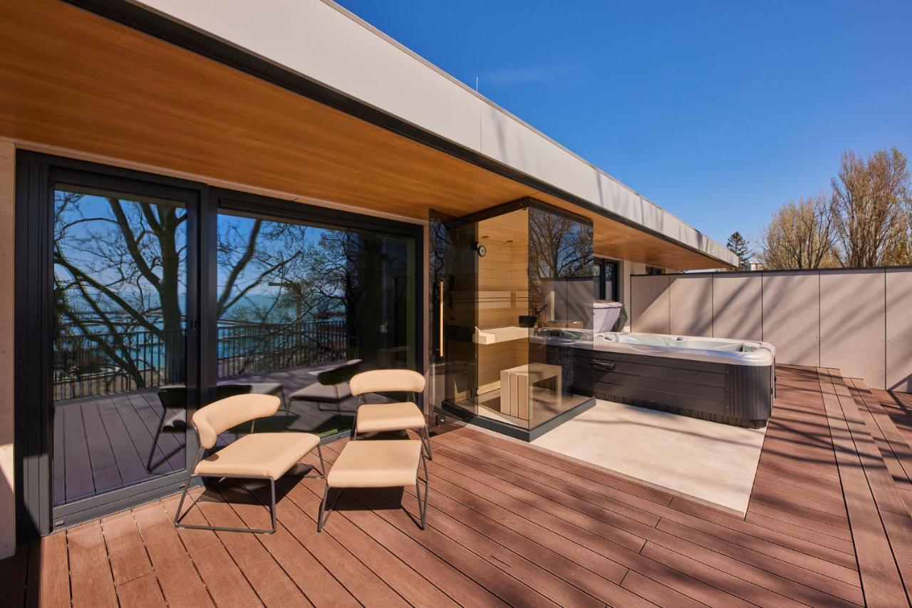 Lua Resort - Adults Only Balatonfured Exterior photo The rooftop terrace