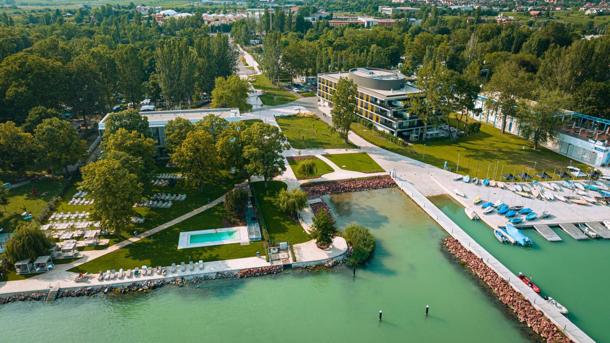 Lua Resort - Adults Only Balatonfured Exterior photo Aerial view of the campus